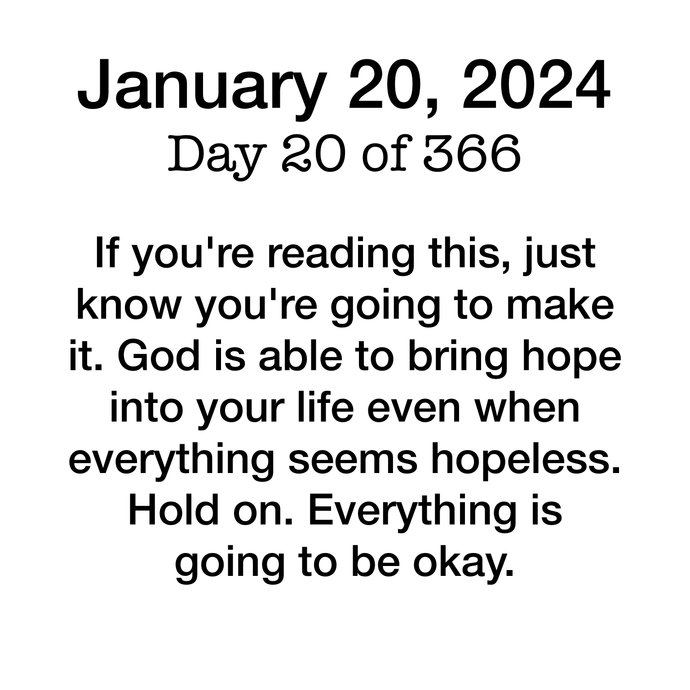 Devotional Day 20
