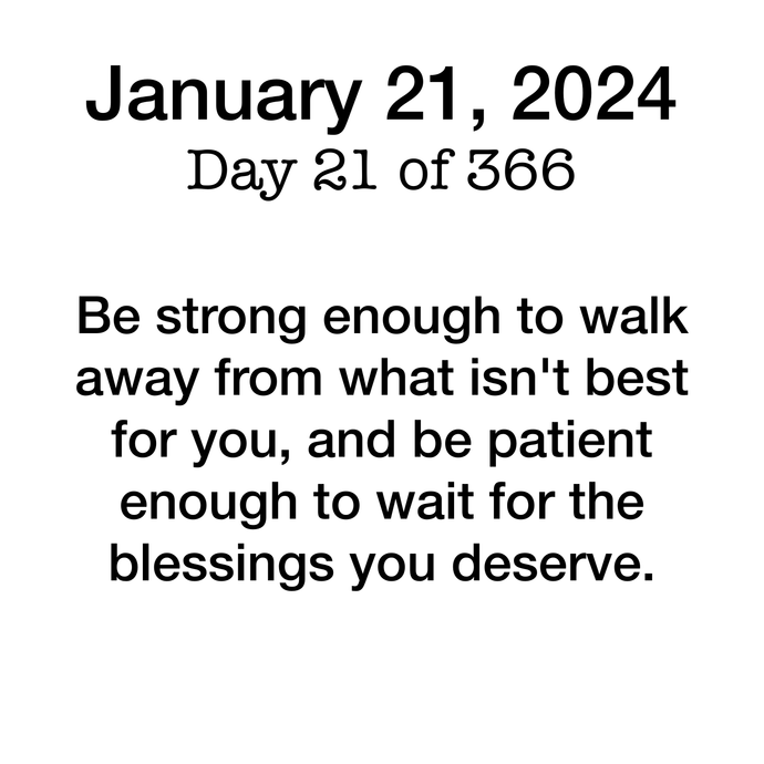 January 21, 2024