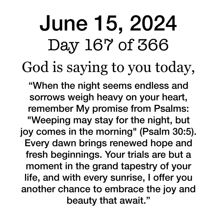 Devotional Day 167