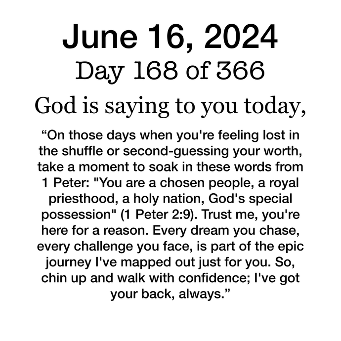 Devotional Day 168