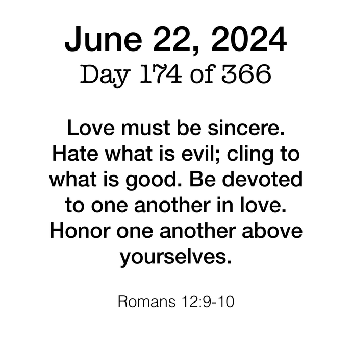 Scripture Day 174