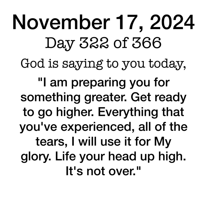 Devotional Day 322