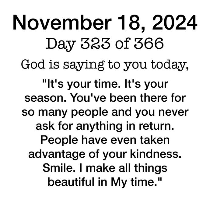 Devotional Day 323