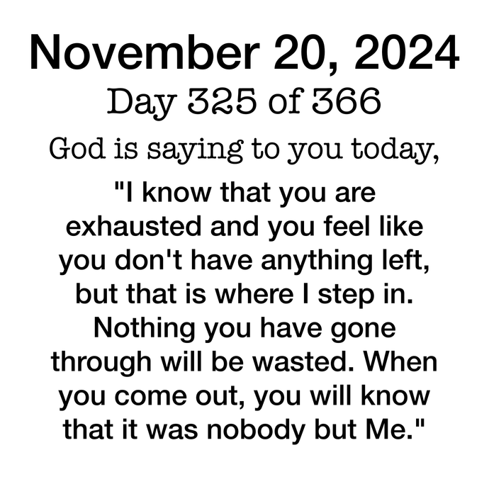 Devotional Day 325