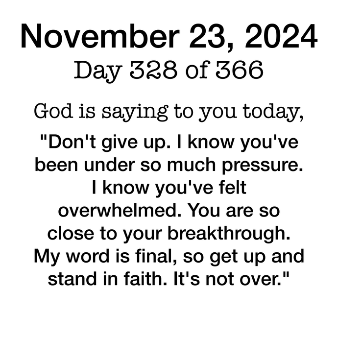 Devotional Day 328