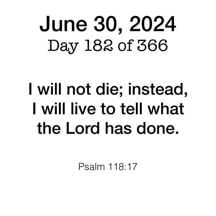 Scripture Day 182
