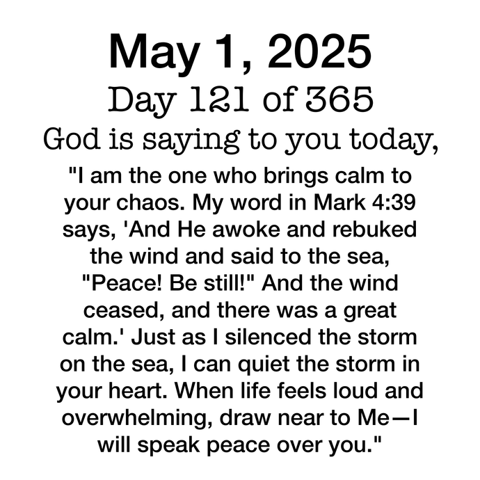 Day 121 Devotional