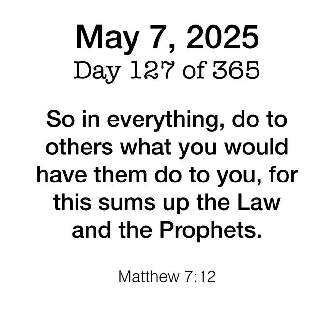 Scripture Day 127