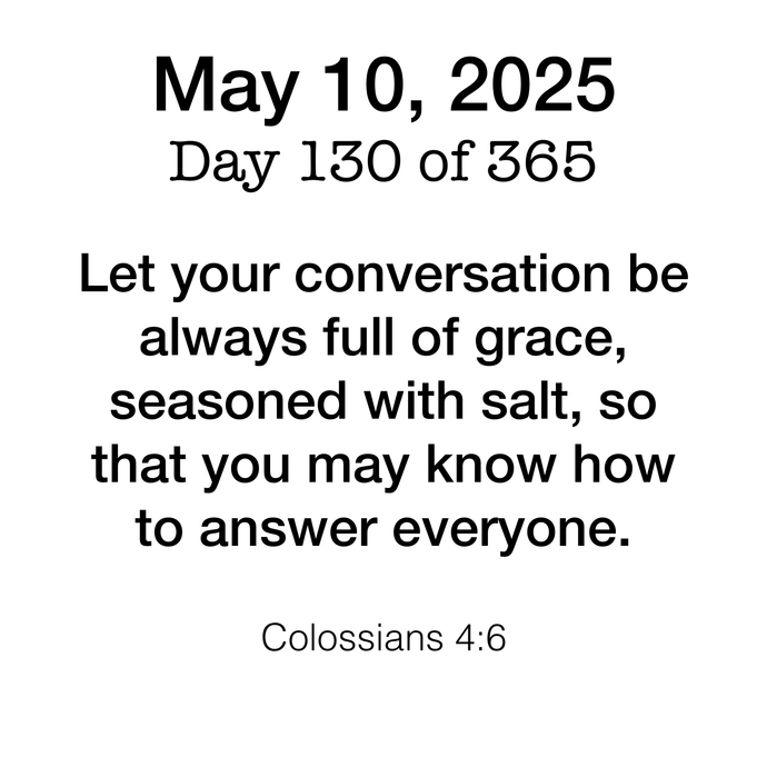 Scripture Day 130