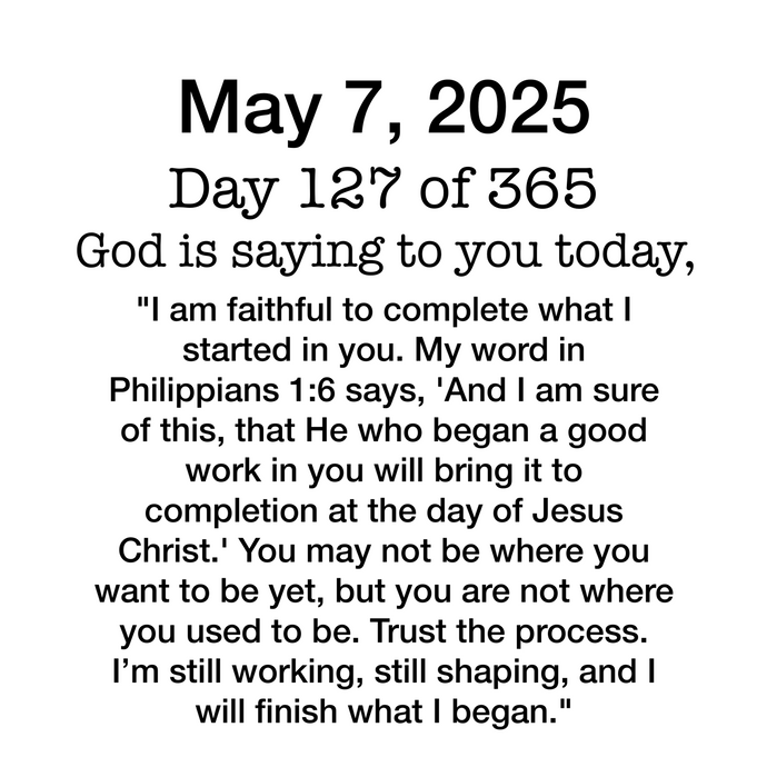 Day 127 Devotional